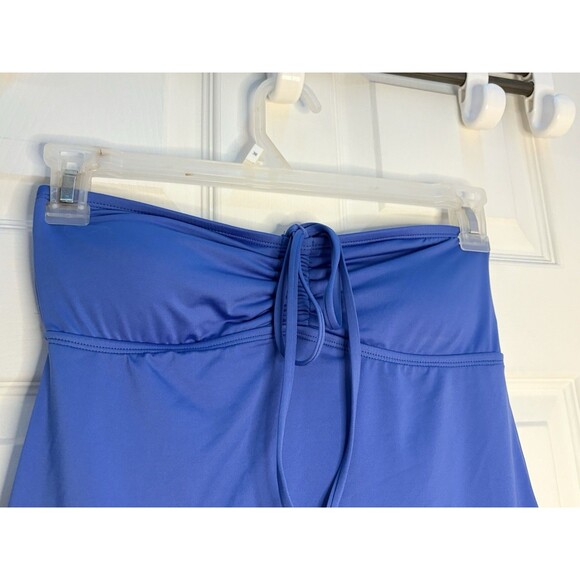 Mossimo Solid Blue Tankini Size SMALL Removable Pads Summer Swim - Picture 3 of 9
